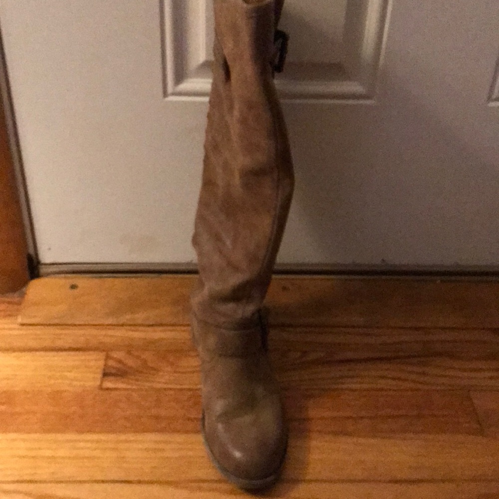Madden girl light brown boots